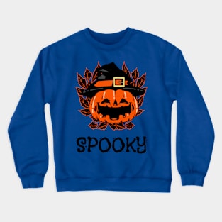 Halloween Spooky Pumpkin Crewneck Sweatshirt